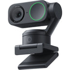 Insta360 Link 2 Standard video conferencing camera with adjustable lens and built-in microphone for online meetings.