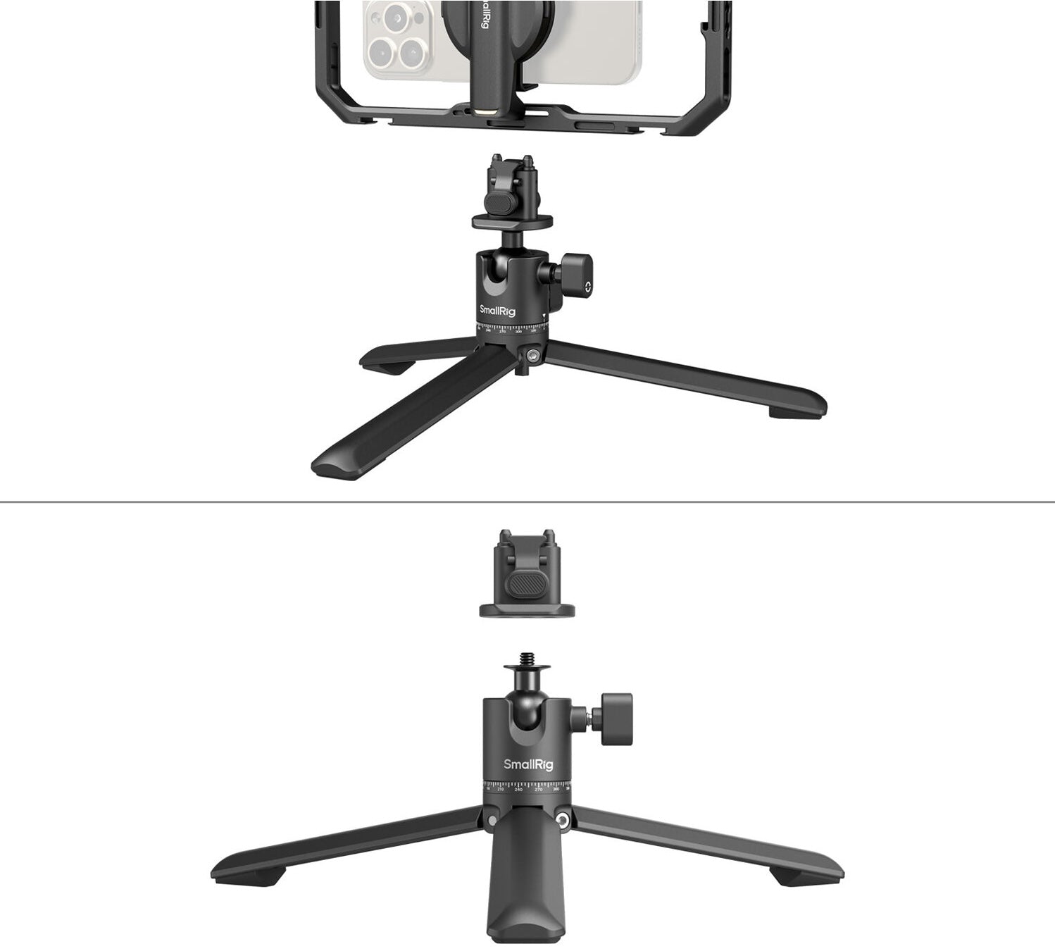 SmallRig visā vienā video komplekts viedtālruņu satura veidotājiem (Quick Pro Edition)