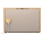 Wireless Bang & Olufsen Beosound Level speaker with sleek design and fabric finish, showcasing its modern, portable audio solution.