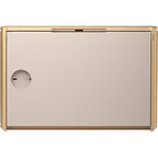 Wireless Bang & Olufsen Beosound Level speaker with sleek design and fabric covering, showcasing modern home audio technology.