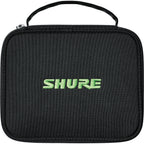 Shure SM4 Kit condenser microphones with microphone clips and cables, professional audio equipment for studio or live sound.