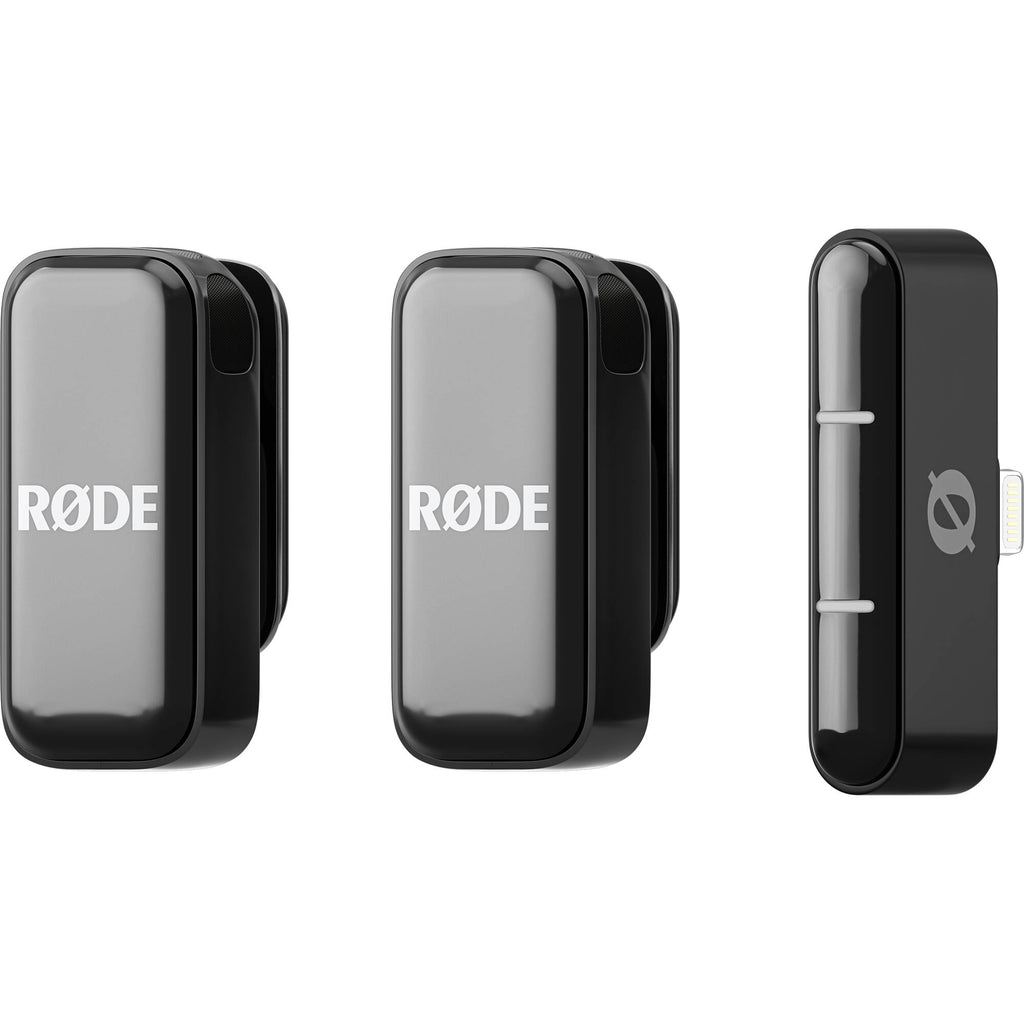 Rode Wireless Micro USB-C creator wireless microphone system with compact transmitter and receiver for high-quality audio recording