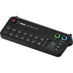 Rode RodeCaster Video editing controller with multiple knobs and buttons for professional video and audio editing setup.