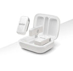 Rode Wireless Micro Lightning system with transmitter and receiver, compact wireless microphone for mobile audio recording.