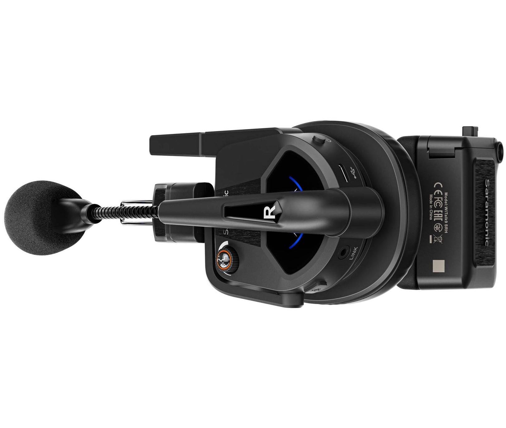 Saramonic WiTalk9 WT8S 8-person video equipment set with wireless microphones and receivers for professional audio recording.