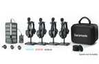 Saramonic WiTalk9 WT4S 4-person wireless video microphone system with receiver and transmitters for professional audio recording