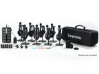 Saramonic WiTalk9 WT8S 8-person wireless video microphone system with transmitters and receiver for professional audio.