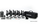 Saramonic WiTalk9 WT9S 9-person wireless video equipment set with microphones and receivers for professional audio.