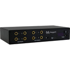 Freqport FreqInOut FO1 audio interface with multiple input and output ports, compact design, and professional-grade connectivity.
