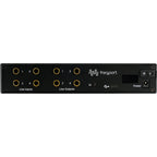 Freqport FreqInOut FO1 audio interface with input and output ports, compact design, and professional audio connectivity.