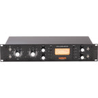 Warm Audio WA76-D signal processor with vintage-style control knobs and sturdy metal casing, ideal for professional audio recording.
