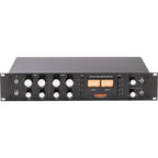 Warm Audio WA76-D2 signal processor hardware showing front panel with knobs and switches for audio processing.