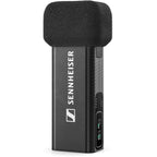 Sennheiser Profile Wireless Creator Microphone System with sleek black receiver and transmitter units for professional audio recording.