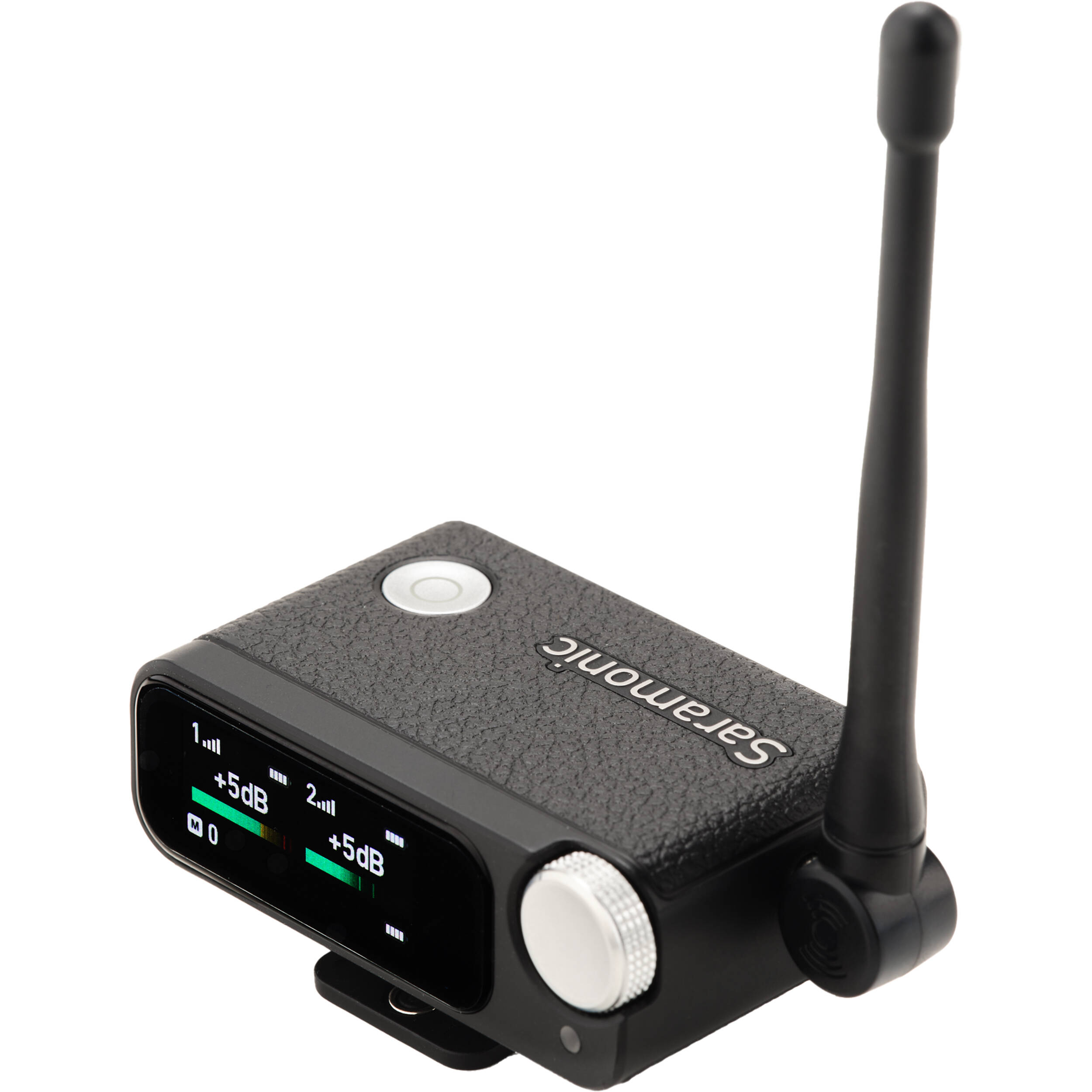 Saramonic Ultra Creator Wireless Microphone System with compact receiver and transmitter for high-quality audio recording.