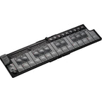 Korg nanoKEY Fold black portable MIDI keyboard controller with compact design and key buttons for music sequencing.