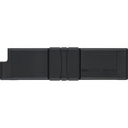Korg nanoKEY Fold black portable MIDI keyboard controller with foldable keys and compact design for music sequencing.