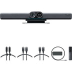 Insta360 Connect video conferencing camera with wide lens and compact design, ideal for virtual meetings and remote collaboration.
