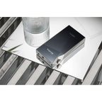 Astell&Kern A&ultima SP3000M portable music player with sleek black design and digital display screen.