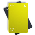 Angelbird SSD2GO PKT portable external SSD drive with compact design and USB connection, suitable for fast data storage and transfer.