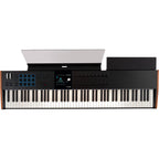 Arturia KeyLab 88 MK3 MIDI keyboard with 88 keys, control knobs, and interface, designed for music production and performance.