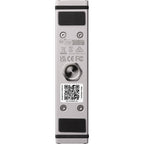 Universal Audio Apollo e1x microphone preamp with sleek design and multiple input options displayed on a wooden surface.