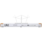 Arturia AstroLab 88 performance keyboard with full-sized keys and sleek black design, ideal for musical compositions and live performance.