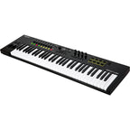 Nektar Impact LX61 MK3 midi keyboard with 61 keys, control knobs, and pitch bend wheel, on a white background.