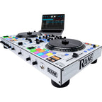 Rane One MKII DJ controller with jog wheels, mixer controls, and performance pads for professional DJing.