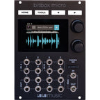 1010music Bitbox Micro semi-modular synthesizer with colorful buttons and control knobs for electronic music production.