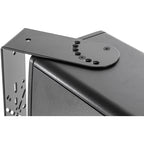 IK Multimedia iLoud Precision MTM MK2 studio monitor stands with mounting brackets for secure speaker placement.