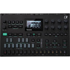 Elektron Elektron Tonverk drum machine and sampler with control knobs and interface for music production.