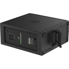 Mackie ThumpSub GO compact active subwoofer with built-in speaker and control panel, designed for portable sound setups.