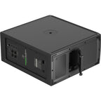 Mackie ThumpSub GO portable subwoofer with built-in handle and control panel, designed for enhanced bass in live sound setups.