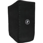 Mackie ThumpSub GO cover in black, waterproof protective case for portable subwoofer, with handles and secure zipper closure.