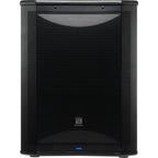 Presonus Air XD Sub 15 active subwoofer with front control panel and speaker grille, designed for high-quality bass in audio setups.