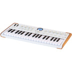 Arturia AstroLab 37 performance keyboard with 37 keys, compact design, and integrated control features for music production.