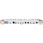 Arturia AstroLab 37 performance keyboard with black keys and control knobs, designed for live music and studio use.