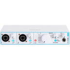 Arturia Minifuse 2 OTG audio interface with input and output ports, compact design, and professional audio connectivity.