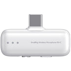 SmallRig S70 wireless microphone system with two transmitters, two receivers, and charging case for professional audio recording.