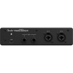 Fender Quantum LT 4 USB audio interface with multiple input ports and control knobs for music recording and production.