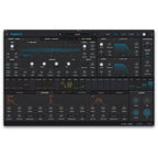 Arturia Pigments 7 virtual instrument plugin interface with colorful waveform displays and modulation controls.