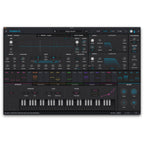 Arturia Pigments 7 virtual instrument plugin interface with colorful controls and waveforms on a digital screen.
