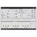 Arturia Pigments 7 virtual instrument plugin interface with colorful waveform displays and control knobs.