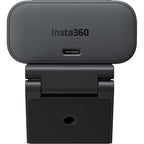 Insta360 Link 2C Pro video conferencing camera with adjustable lens and sleek design, ideal for professional virtual meetings.