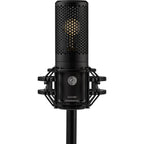 Shure KSM32C/SM studio condenser microphone set with shock mount and accessories for professional recording.