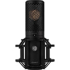 Shure KSM44MP condenser microphone with dual diaphragm and professional studio design, suitable for vocals and instruments.
