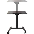 K&M 12186 laptop desk stand with adjustable height and ergonomic design for comfortable laptop use.