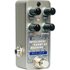Electro Harmonix Pico Intelligent Harmony Machine pedal with multiple knobs and a compact design on a wooden surface.