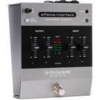 Electro Harmonix Effects Interface hardware pedal with multiple input and output jacks for guitar effects processing.
