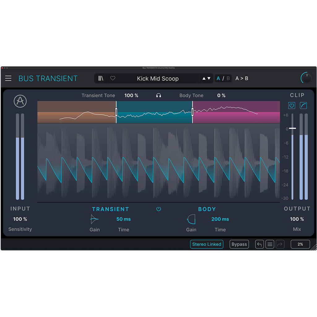Arturia FX Collection 6 Pro virtual processor plugins displayed on a digital screen with various interface controls and settings.
